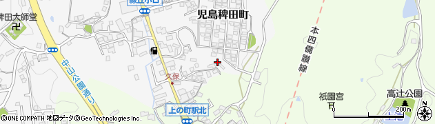 岡山県倉敷市児島稗田町16周辺の地図