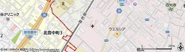 大阪府和泉市伯太町1丁目7-47周辺の地図