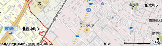 大阪府和泉市伯太町1丁目7-22周辺の地図