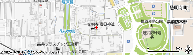 奈良県橿原市東坊城町757周辺の地図
