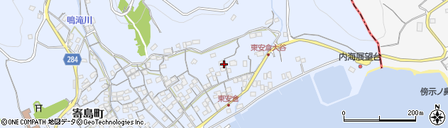 岡山県浅口市寄島町186周辺の地図