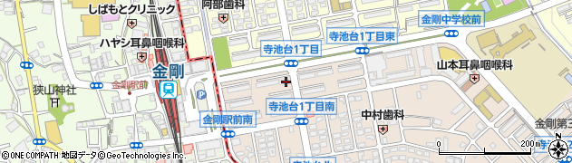 金剛第３住宅管理組合事務所周辺の地図