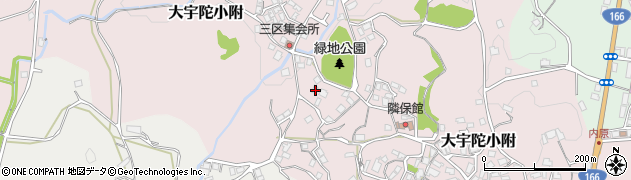 奈良県宇陀市大宇陀小附1173周辺の地図