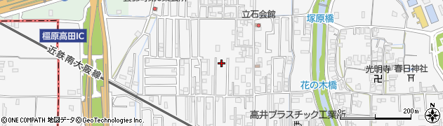 奈良県橿原市東坊城町98周辺の地図