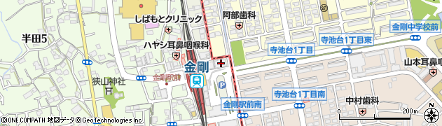 三井住友銀行金剛支店 ＡＴＭ周辺の地図