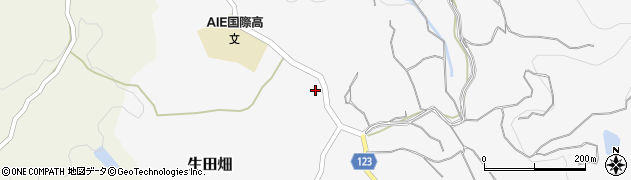 兵庫県淡路市生田畑159周辺の地図
