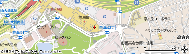 三菱ＵＦＪ銀行光明池支店周辺の地図