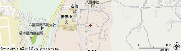 奈良県桜井市生田206周辺の地図