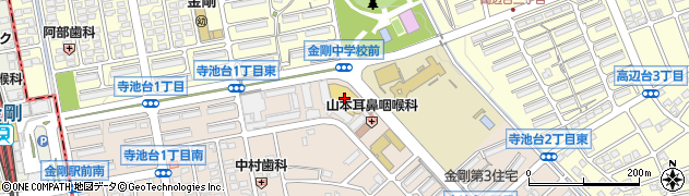 関西スーパー金剛店周辺の地図