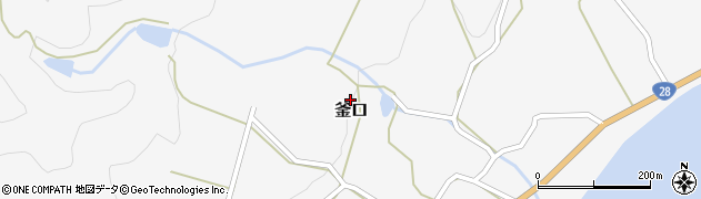 兵庫県淡路市釜口723周辺の地図