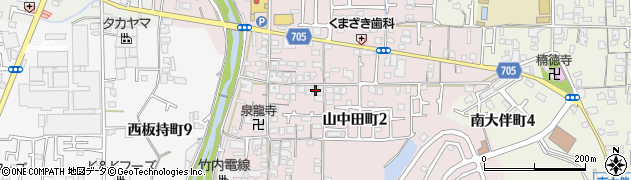 山本表具店周辺の地図