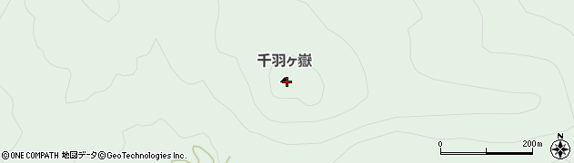 千羽ケ獄周辺の地図