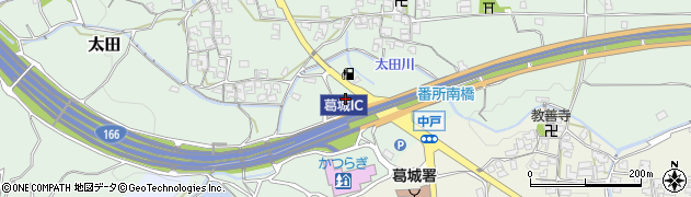 ローソン葛城太田店周辺の地図