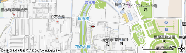 奈良県橿原市東坊城町738-2周辺の地図