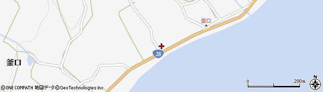 兵庫県淡路市釜口1308周辺の地図