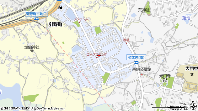 〒721-0944 広島県福山市引野町東の地図