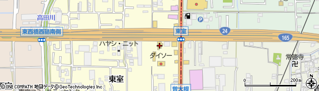 餃子の王将大和新庄店周辺の地図