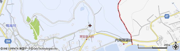 岡山県浅口市寄島町775周辺の地図