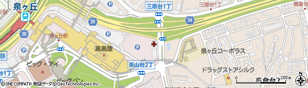 堺市消防局南消防署茶山台出張所周辺の地図