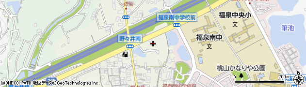 大阪府堺市南区野々井60周辺の地図