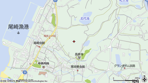〒656-1501 兵庫県淡路市尾崎の地図