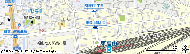 東福山駅北口周辺の地図