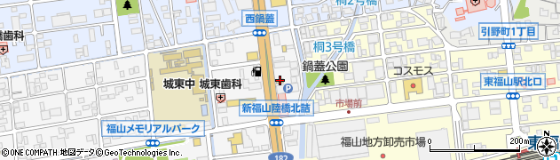 松屋 福山東店周辺の地図