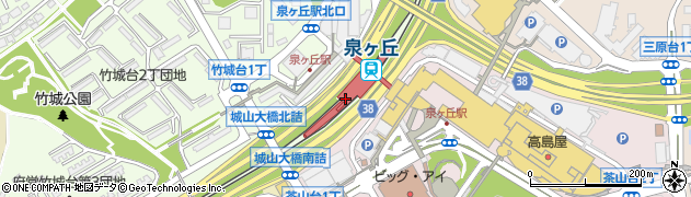 大阪府堺市南区周辺の地図