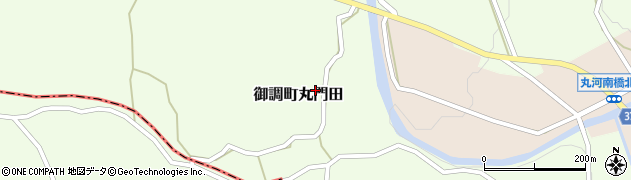 広島県尾道市御調町丸門田周辺の地図