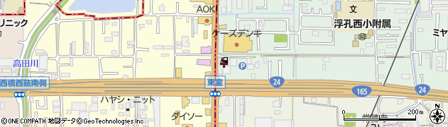 株式会社高橋商店　大和高田ＳＳ周辺の地図