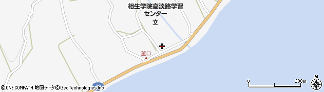 兵庫県淡路市釜口1319周辺の地図