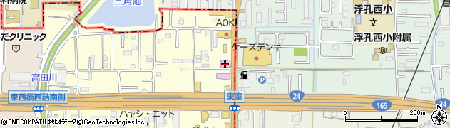 カラオケＢａｎＢａｎ　奈良大和高田店周辺の地図