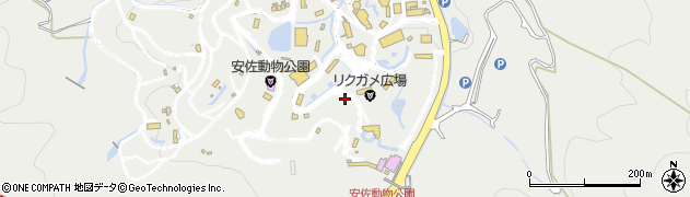 広島県広島市安佐北区安佐町（動物園）周辺の地図