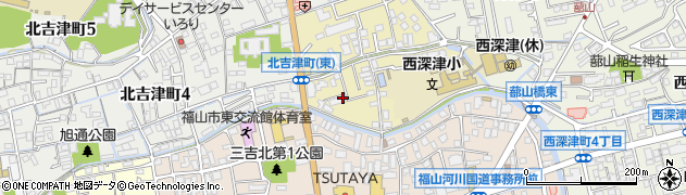 広島県福山市東吉津町1周辺の地図