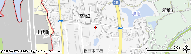 大阪府堺市南区高尾周辺の地図