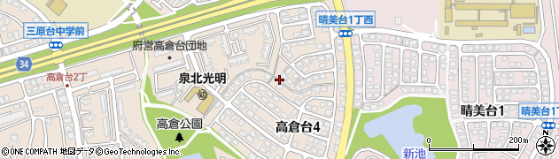 高倉第6公園周辺の地図