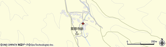 奈良県桜井市粟原1907周辺の地図