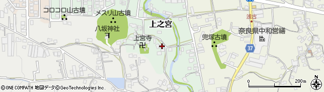 奈良県桜井市上之宮348周辺の地図
