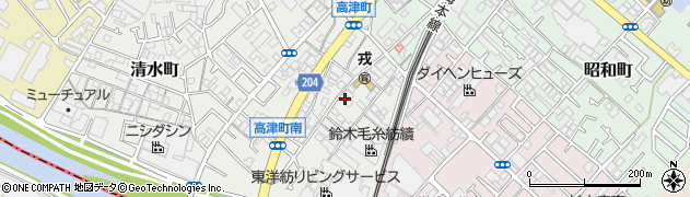 上西整経株式会社周辺の地図