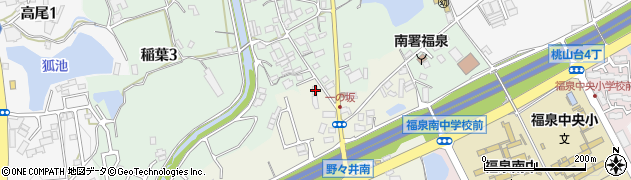 大阪府堺市南区野々井125周辺の地図