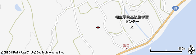 兵庫県淡路市釜口1263周辺の地図