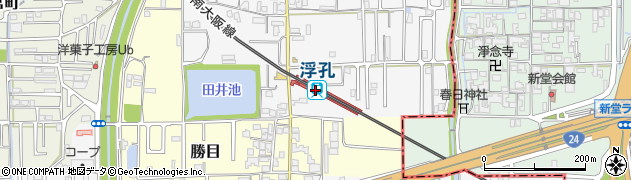 浮孔駅周辺の地図