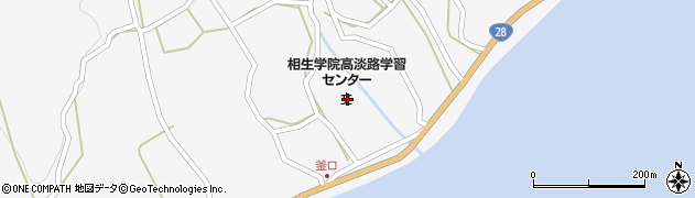 兵庫県淡路市釜口1326周辺の地図