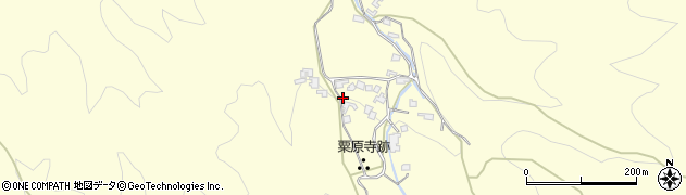 奈良県桜井市粟原1997周辺の地図