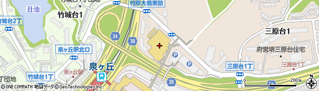 ベストライフ・ジョイパーク泉ヶ丘店周辺の地図