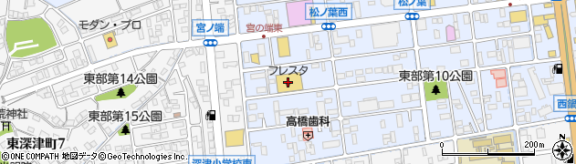 フレスタ蔵王店周辺の地図