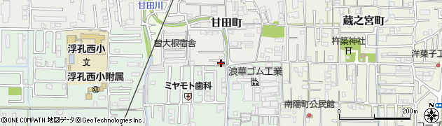 大和高田曽大根郵便局周辺の地図