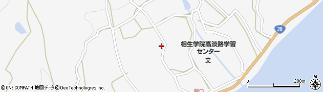 兵庫県淡路市釜口1261周辺の地図