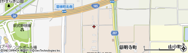 奈良県橿原市慈明寺町175周辺の地図