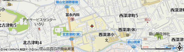 広島県福山市東吉津町5周辺の地図